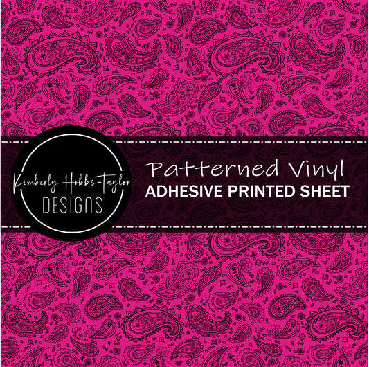 Pretty Paisley - Hot Pink vinyl
