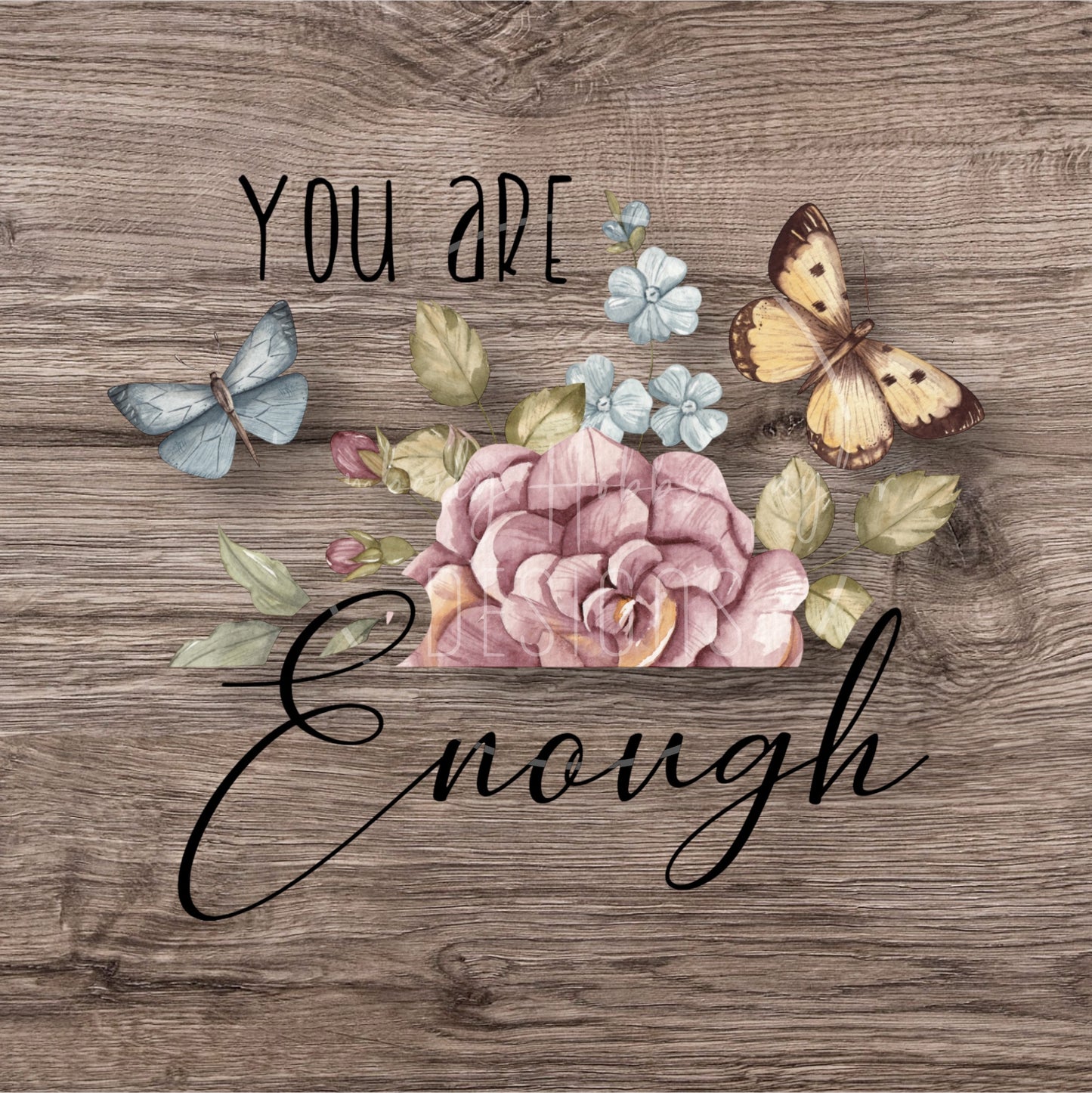 UVDTF - You are Enough decal