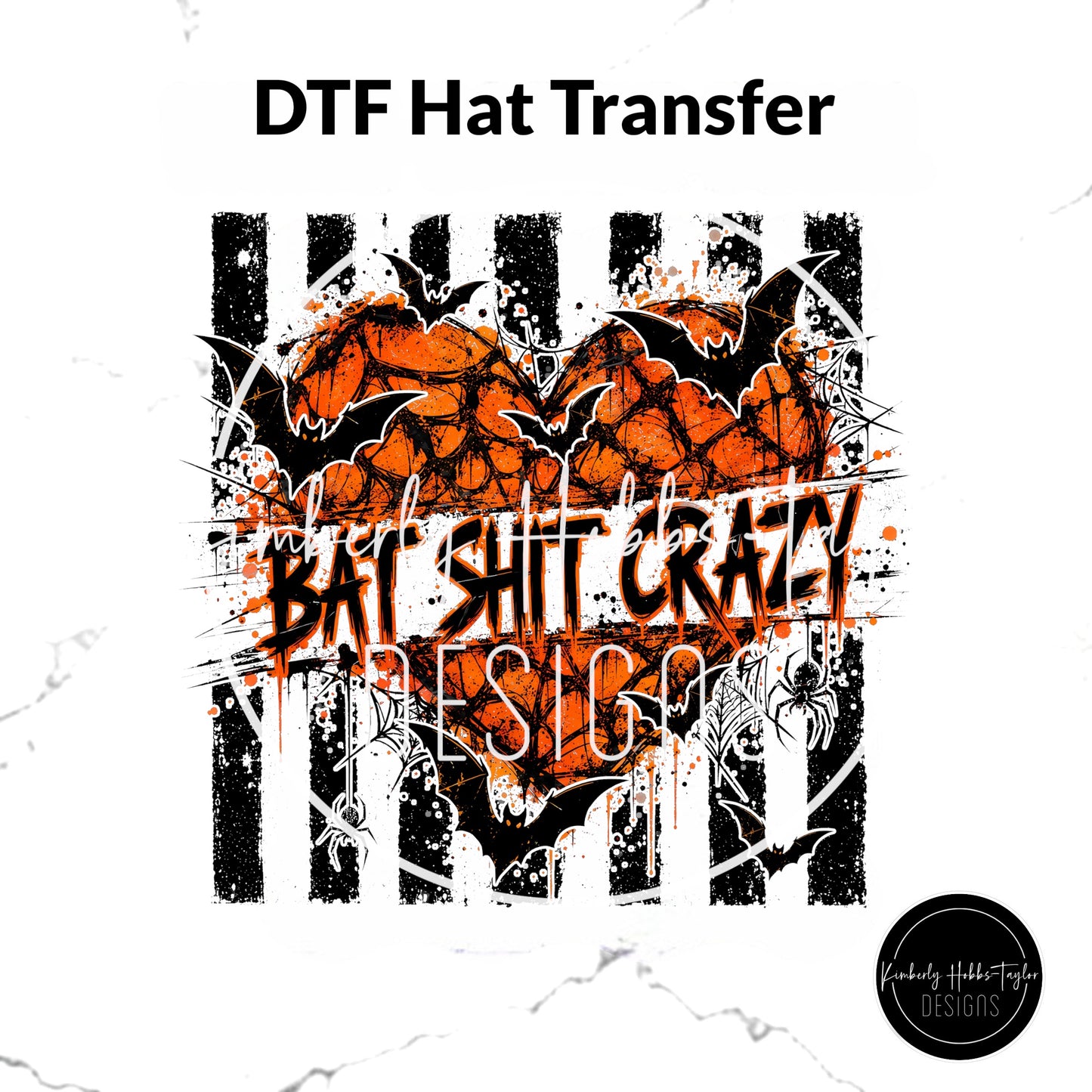 DTF Hat Transfer - Bat Shit Crazy
