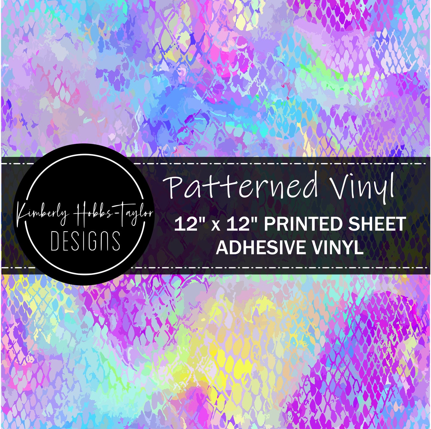 Colorful Snakeskin D vinyl