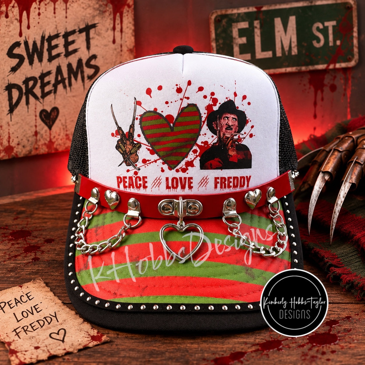 Peace Love Freddy - Trucker Hat