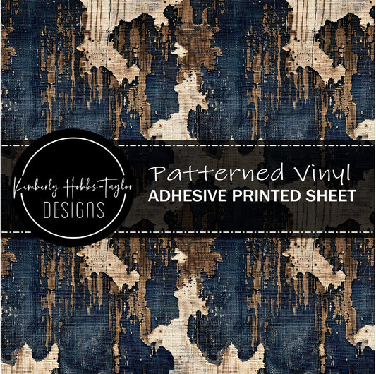 Cowhide Denim L vinyl