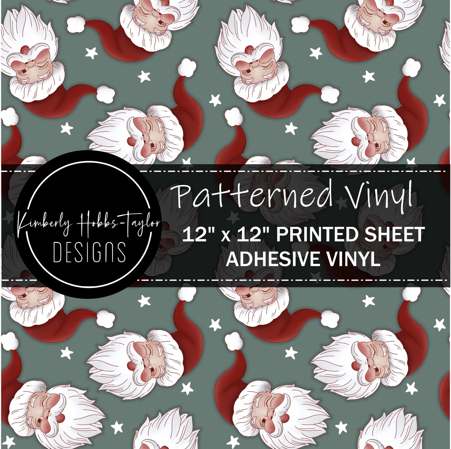 Red Santa Winking vinyl