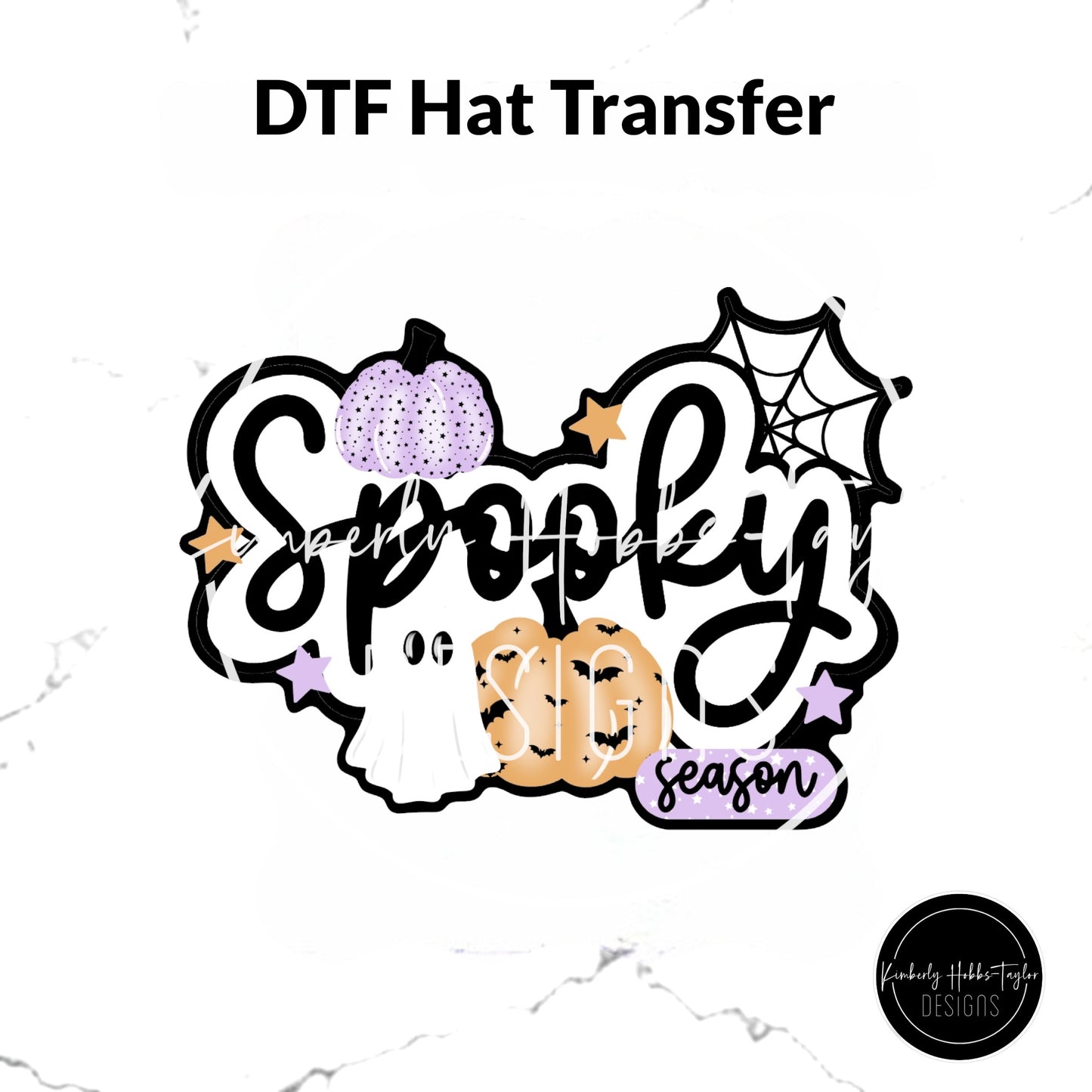 DTF Hat Transfer - Spooky Season