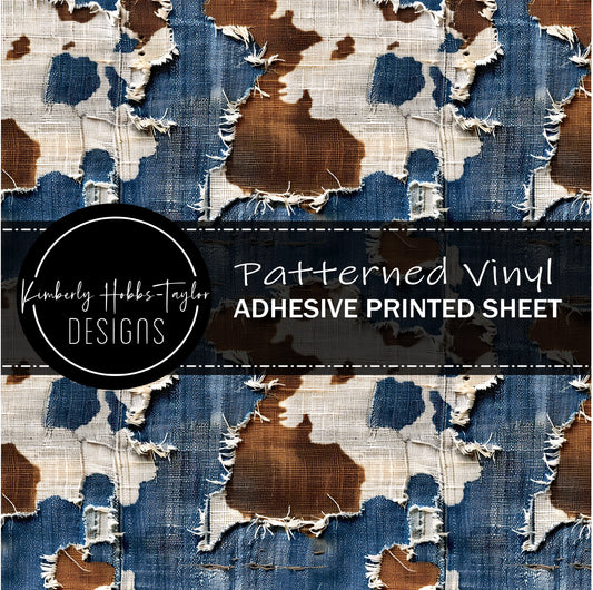 Cowhide Denim M vinyl