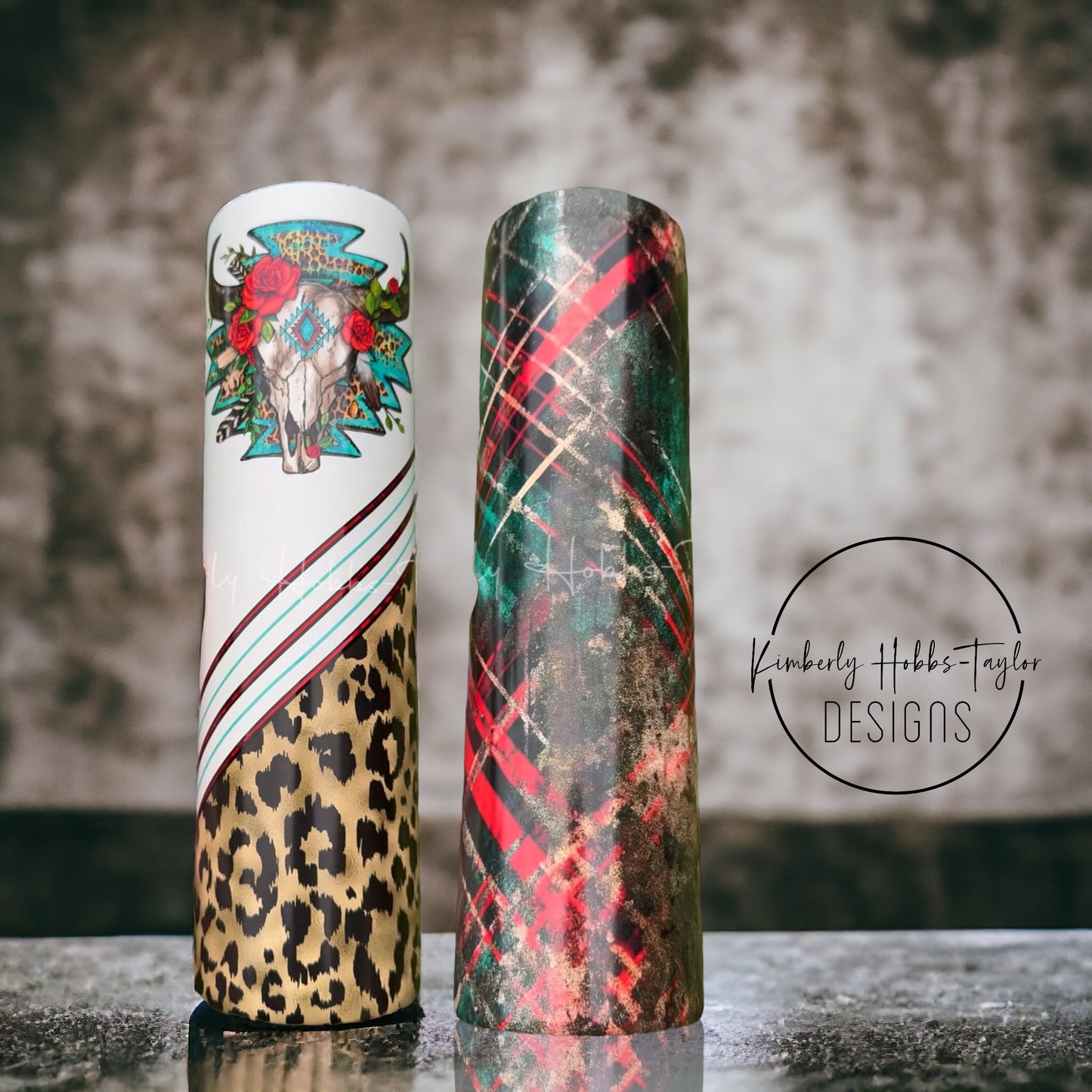 Christmas Plaid Grunge vinyl