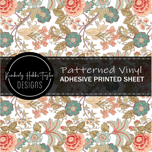 Asian Floral A vinyl