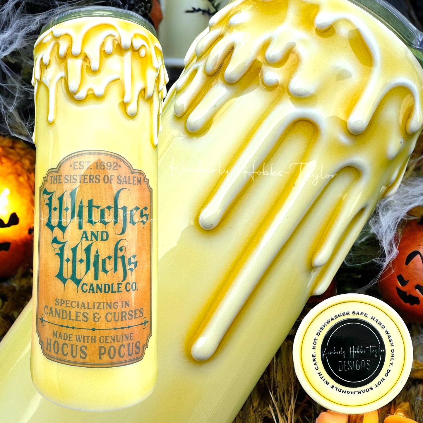 Witches and Wicks Decal - Tan version