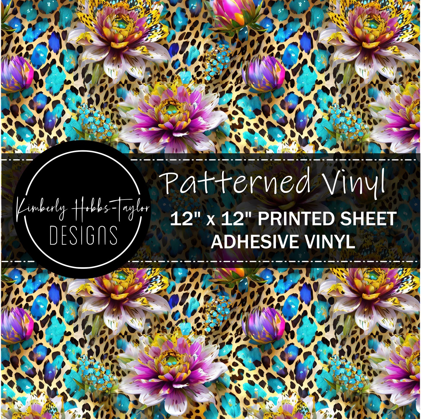 Abstract Floral H vinyl