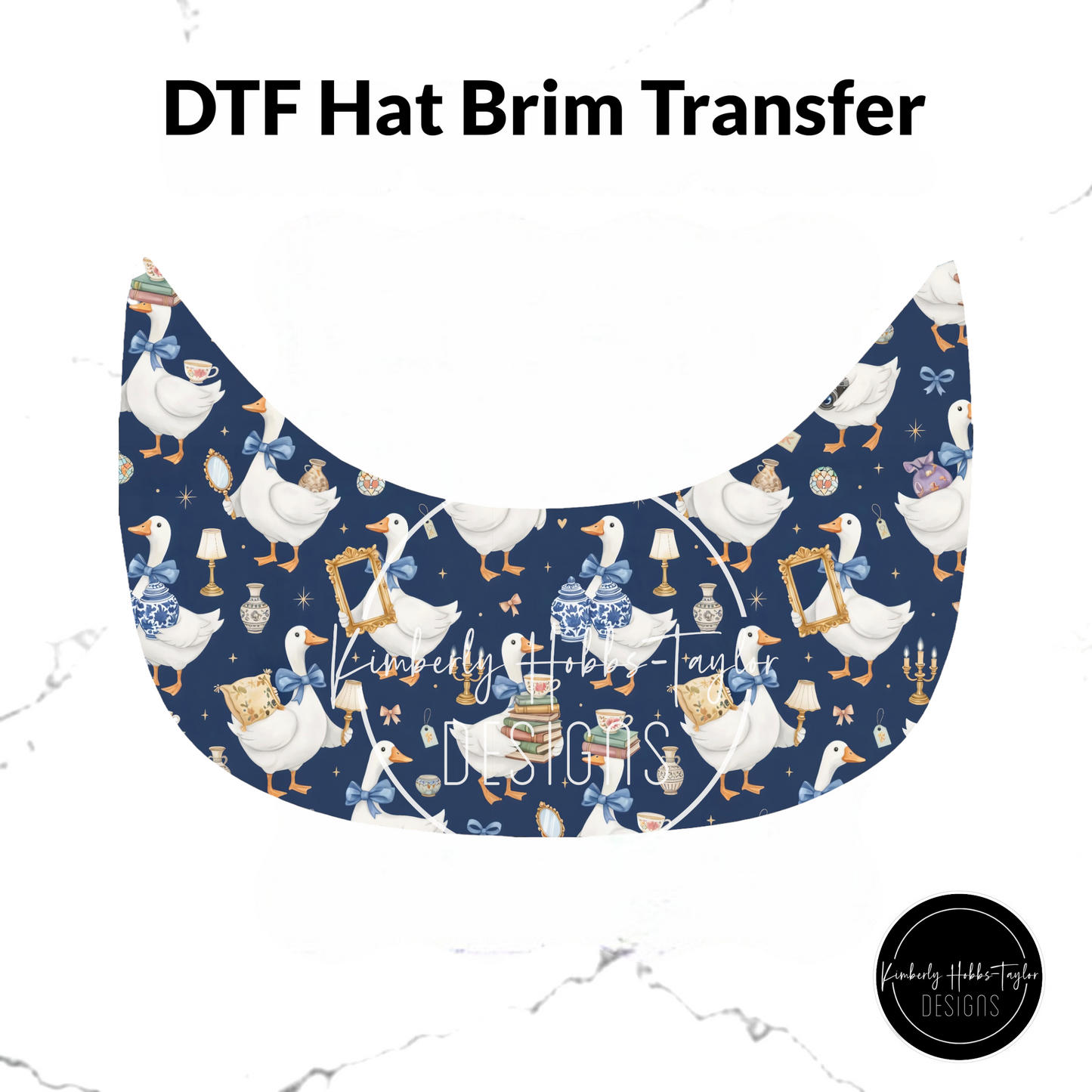 DTF Hat Brim Transfer - Thrifting Goose