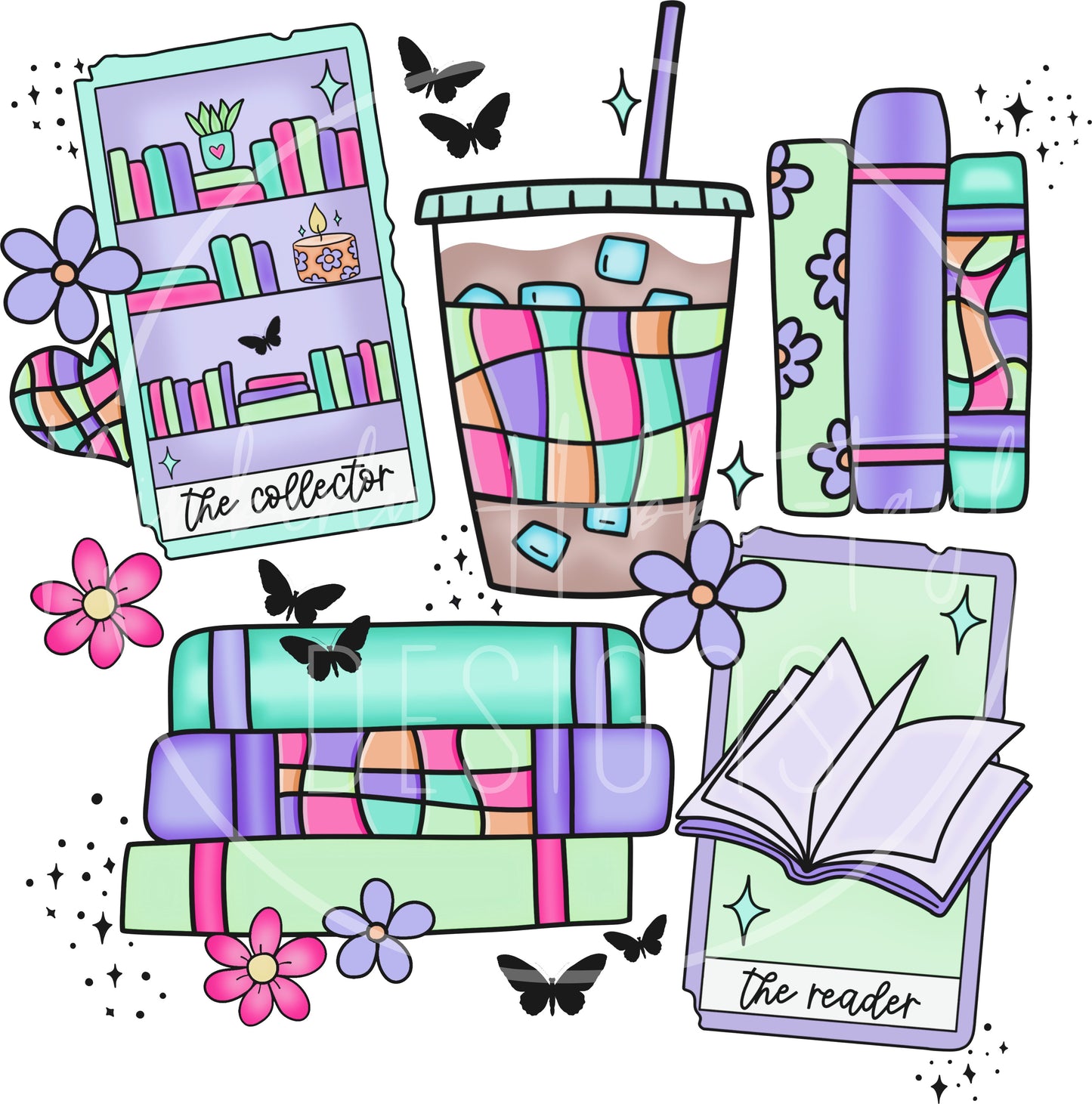 Bright Bookish decal