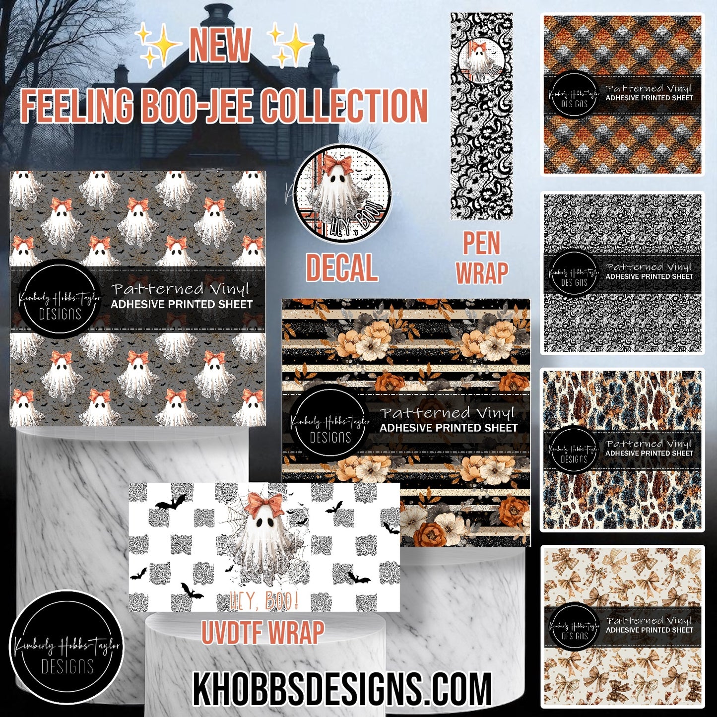 Dark Brown and Blue Animal Print vinyl