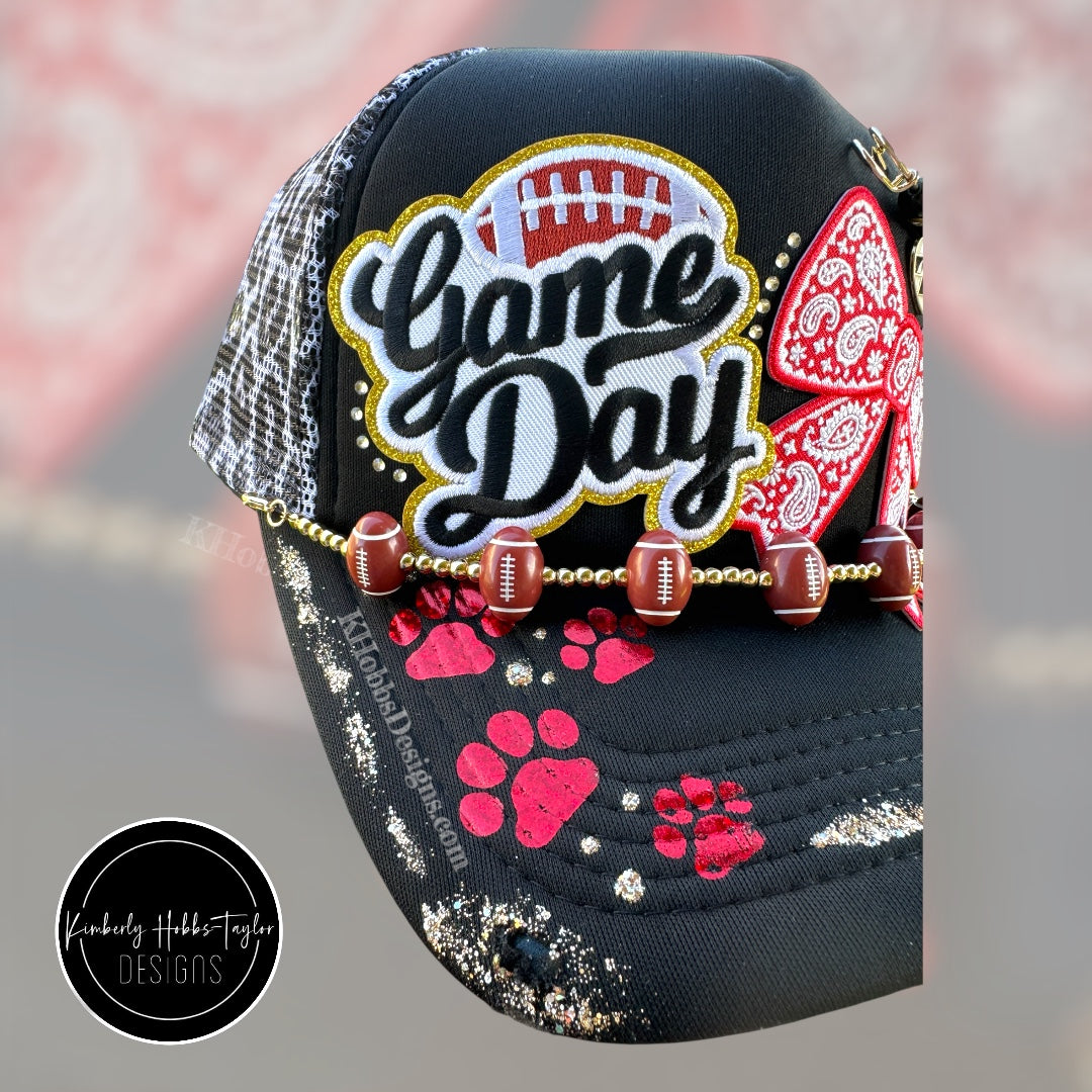 Game Day Paw Prints Trucker Hat