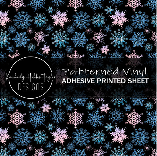 Pastel Snowflakes B vinyl