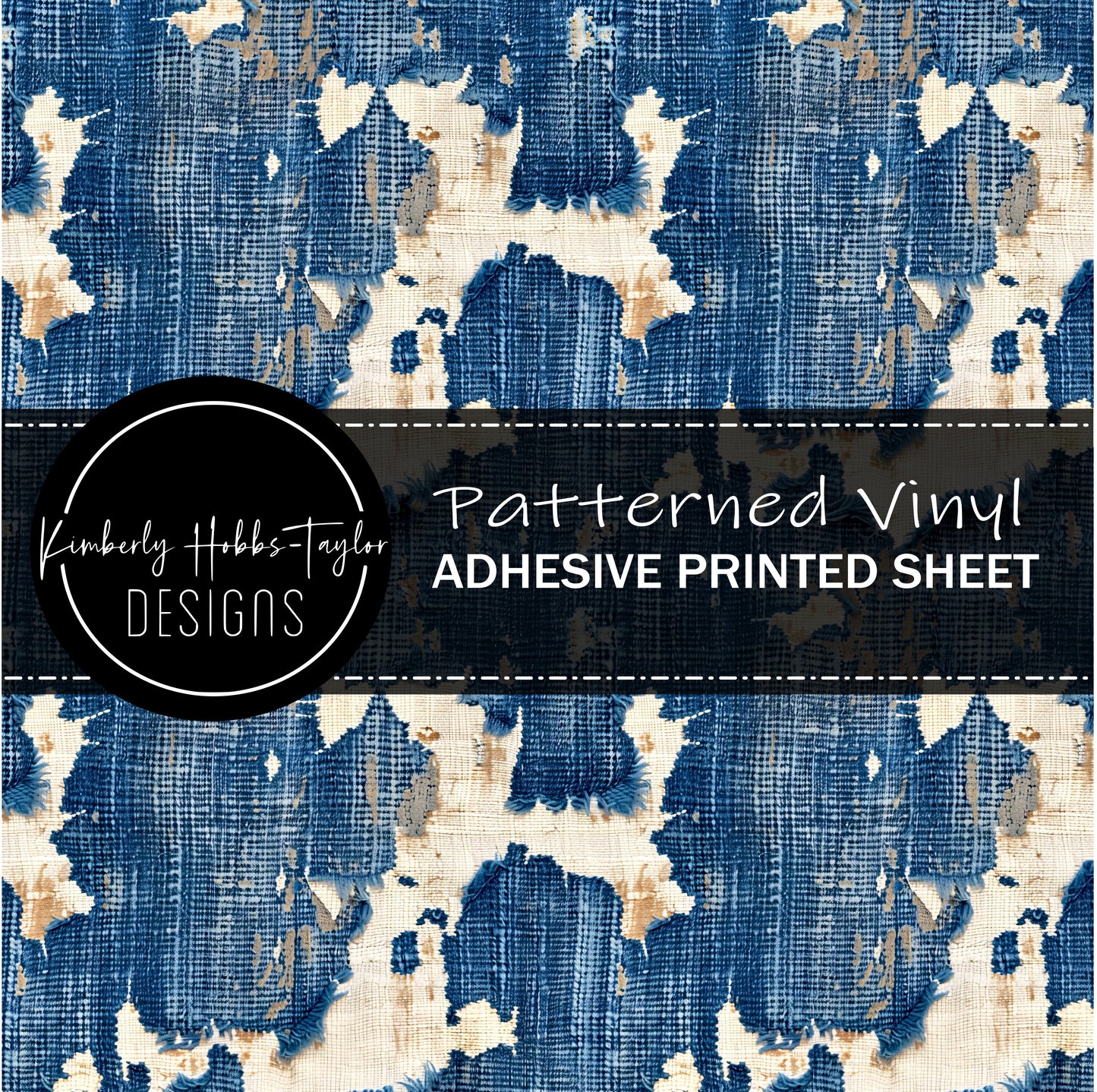 Cowhide Denim C vinyl