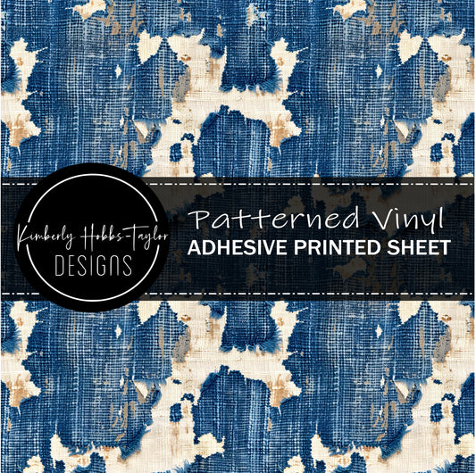 Cowhide Denim C vinyl