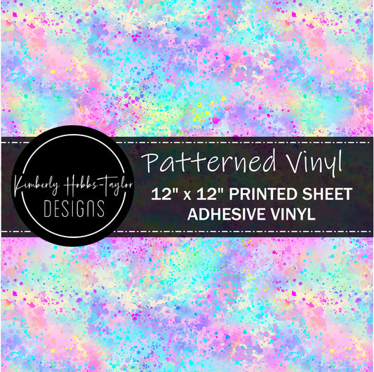 Pastel Splatter vinyl