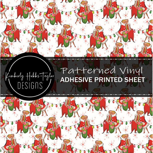 Retro Christmas Couple vinyl