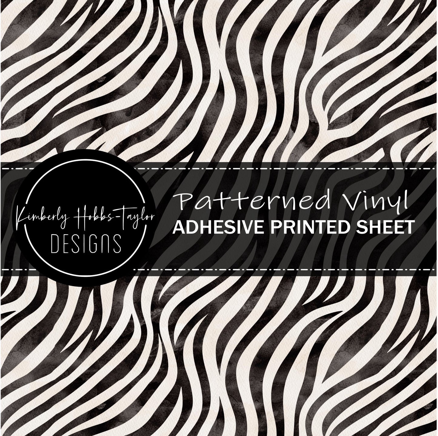 Animal Print - Zebra B - Adhesive Vinyl