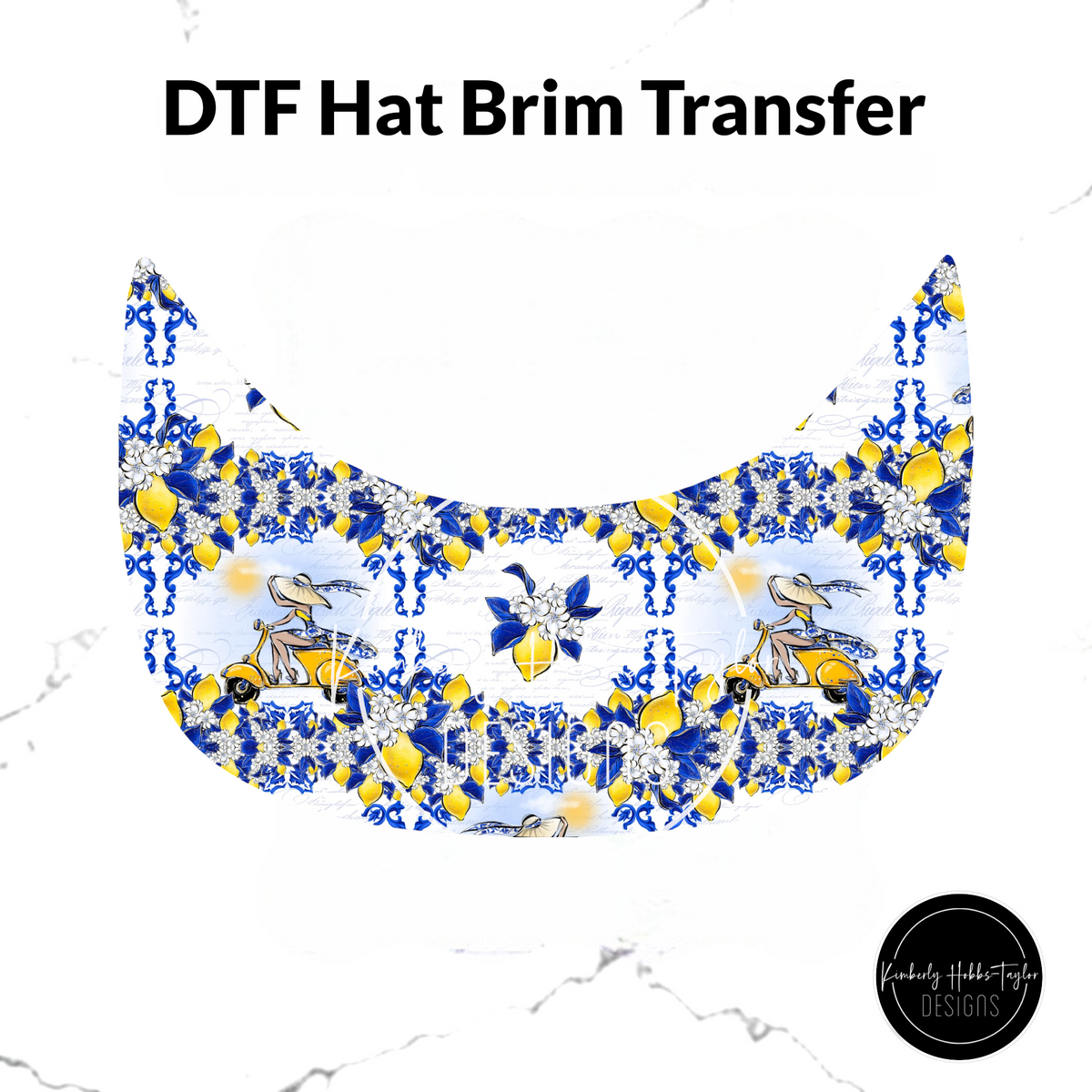 DTF Hat Brim Transfer - Easy Peasy A
