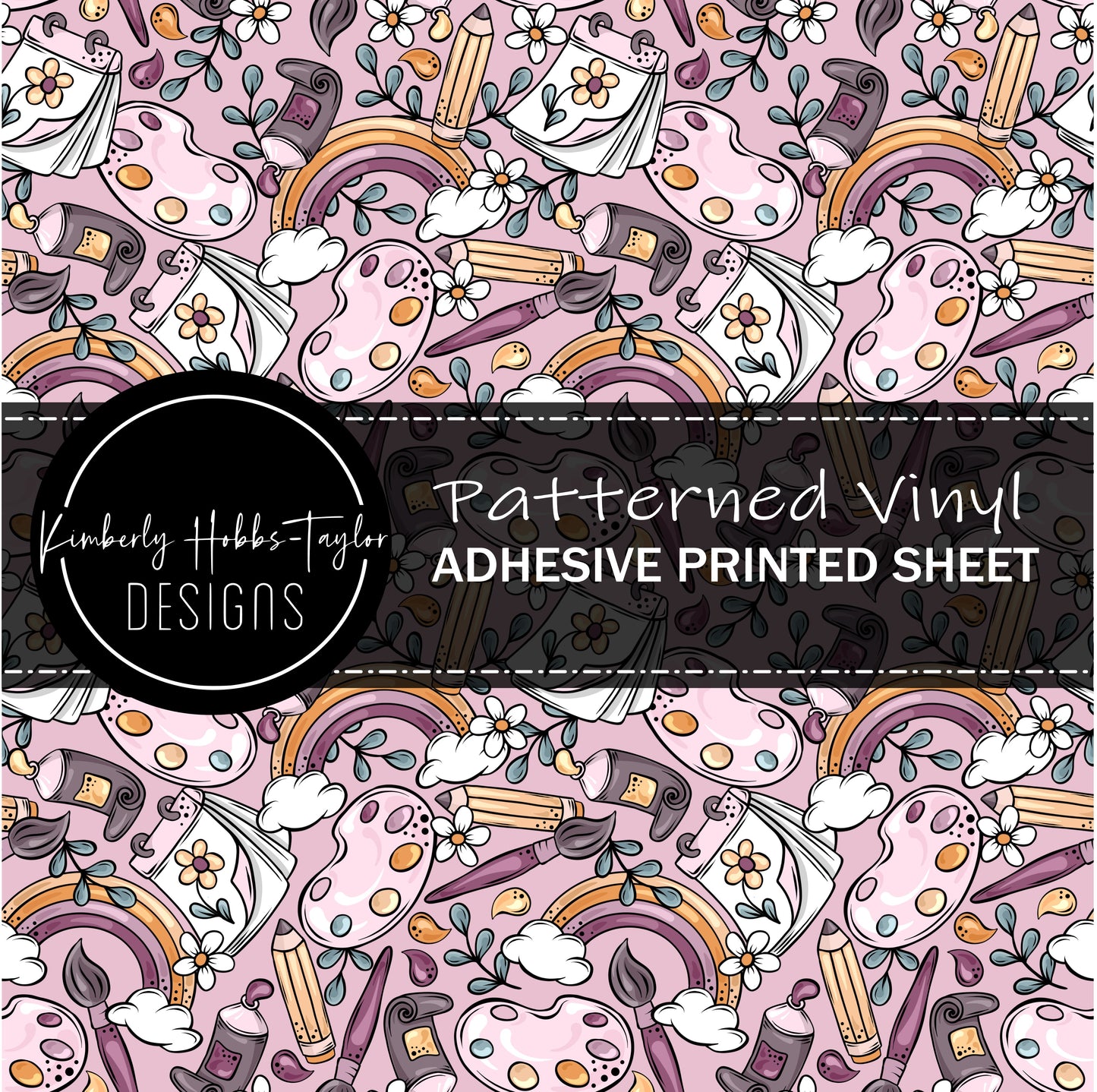 Burgundy Artist Paintbrush vinyl