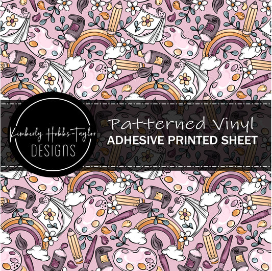 Burgundy Artist Paintbrush vinyl