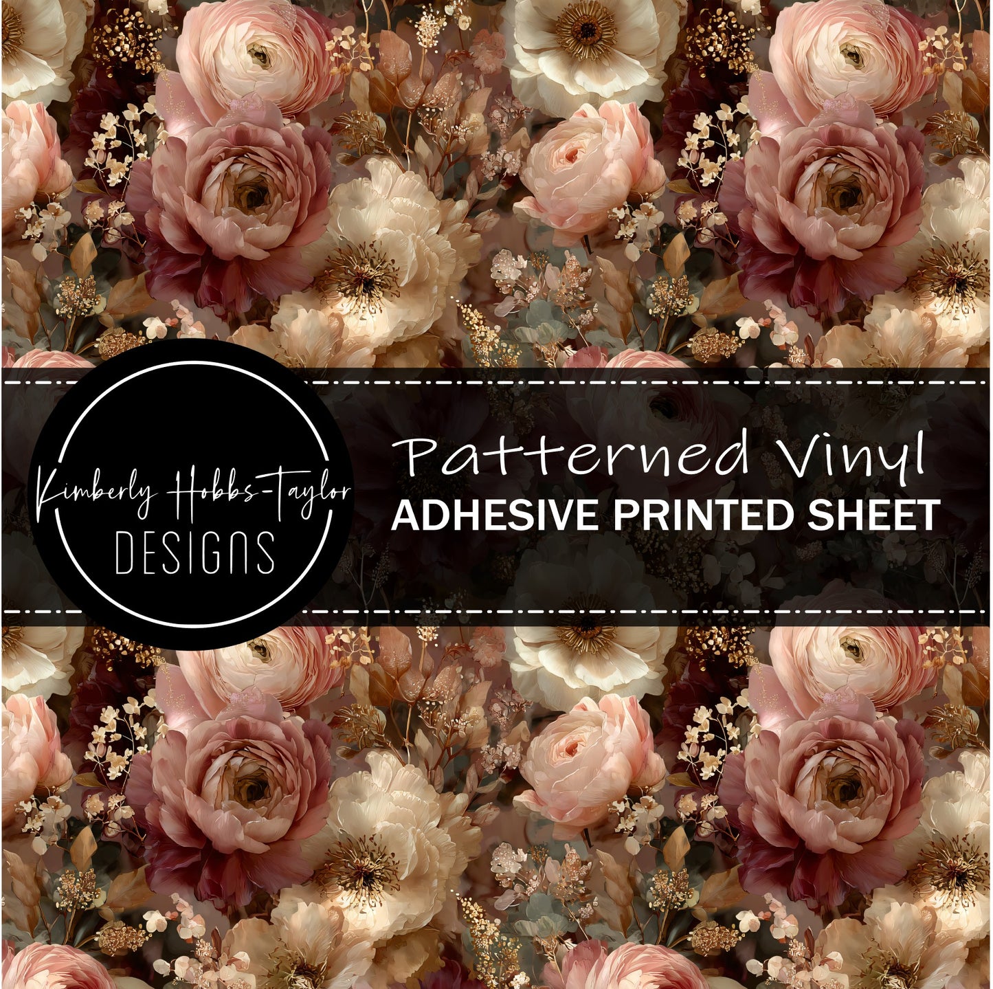 Pint Mint Florals vinyl