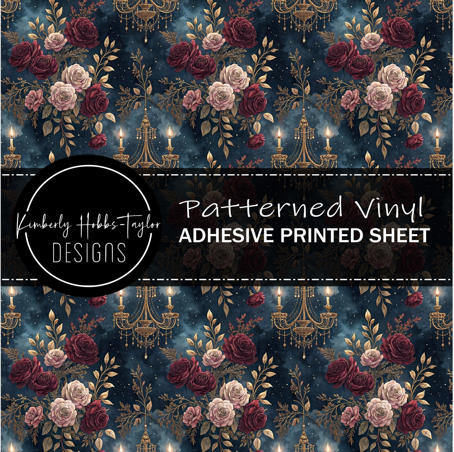 Dark Floral Candelabra vinyl