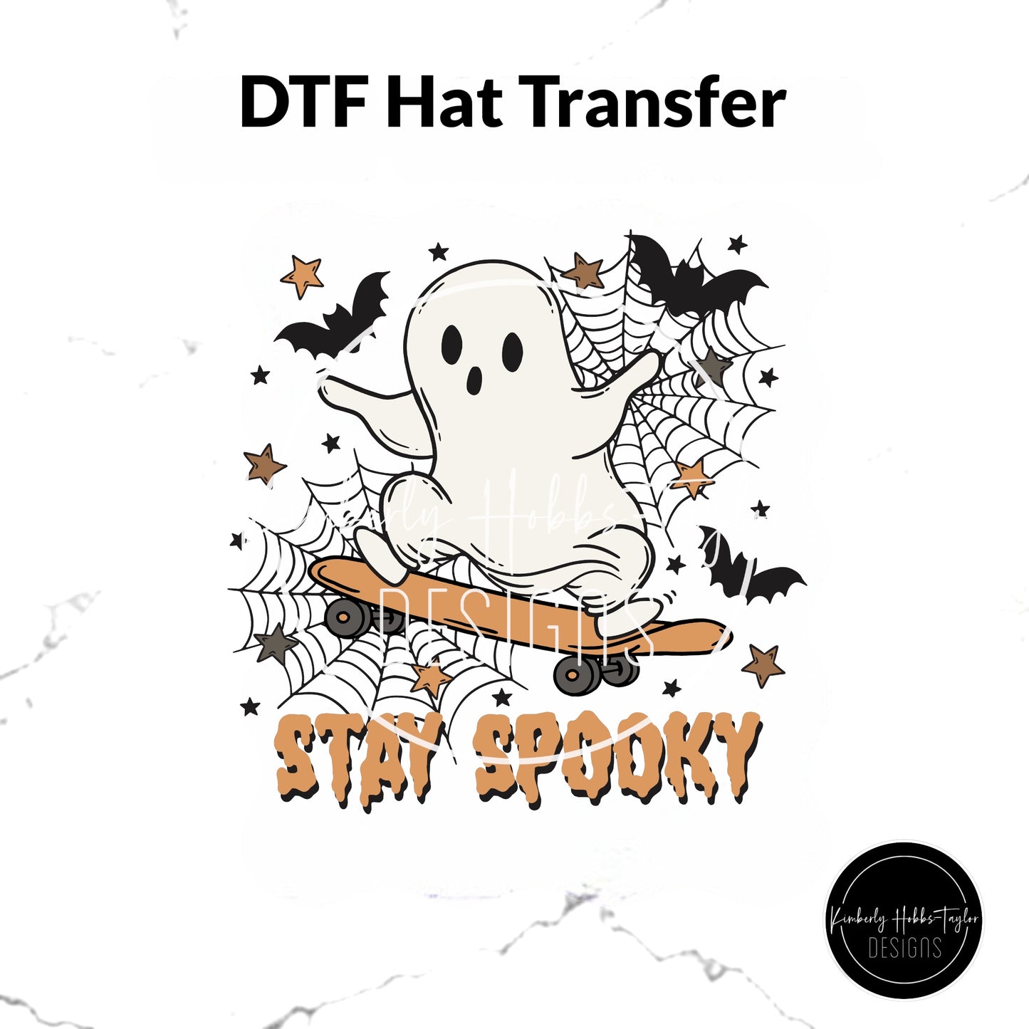 DTF Hat Transfer - Let’s Boo-gie