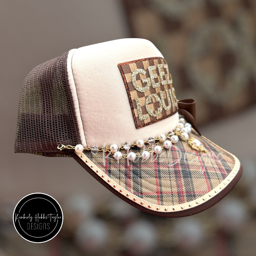 Geez It’s Plaid Trucker Hat