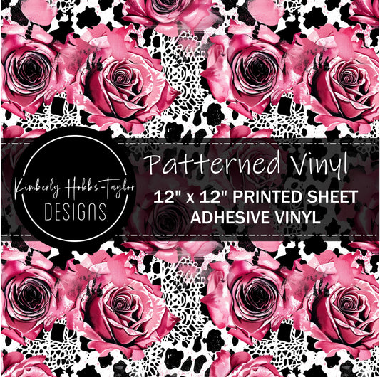 Abstract Floral T vinyl