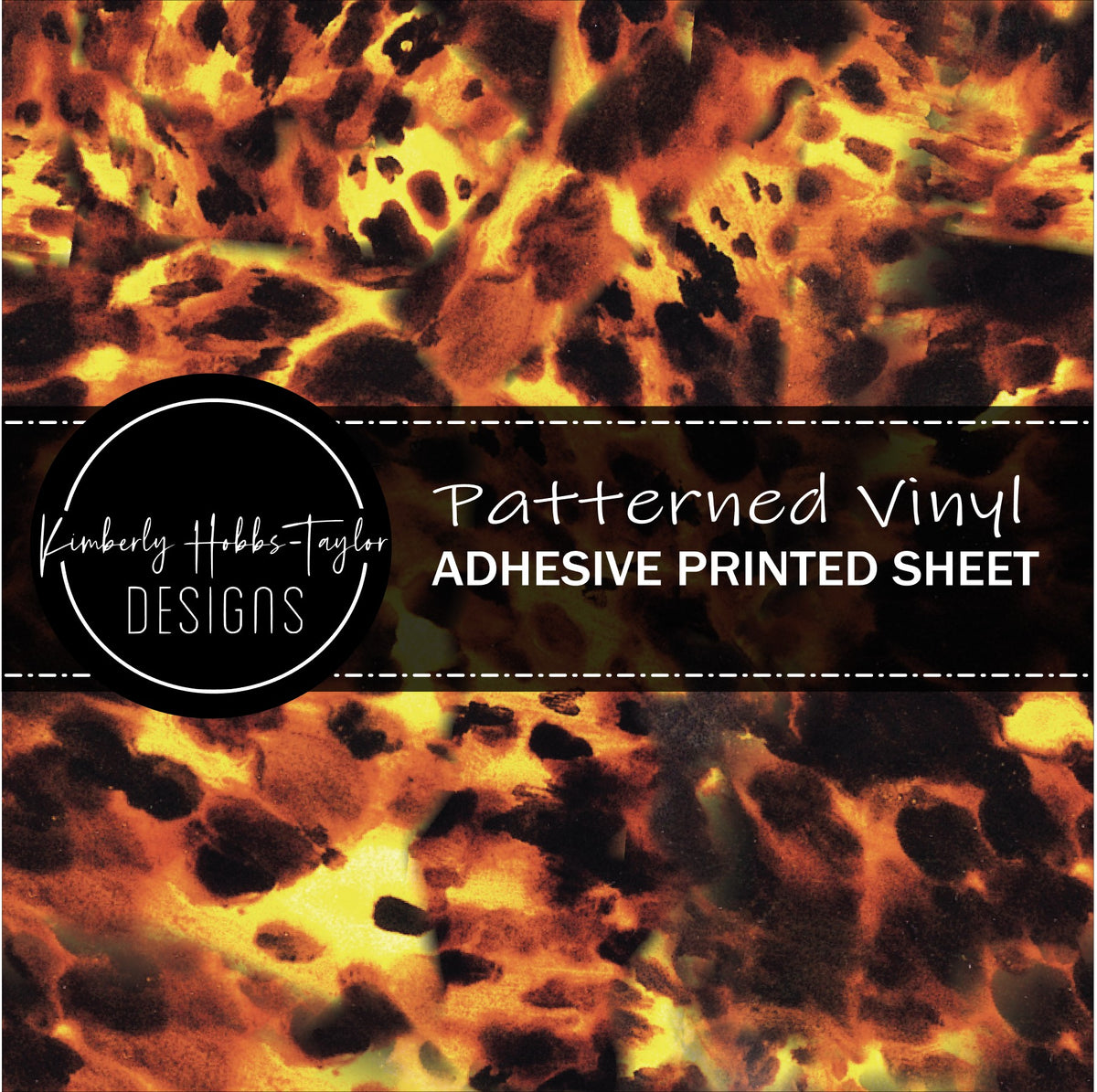 Tortoise Shell - Adhesive Vinyl