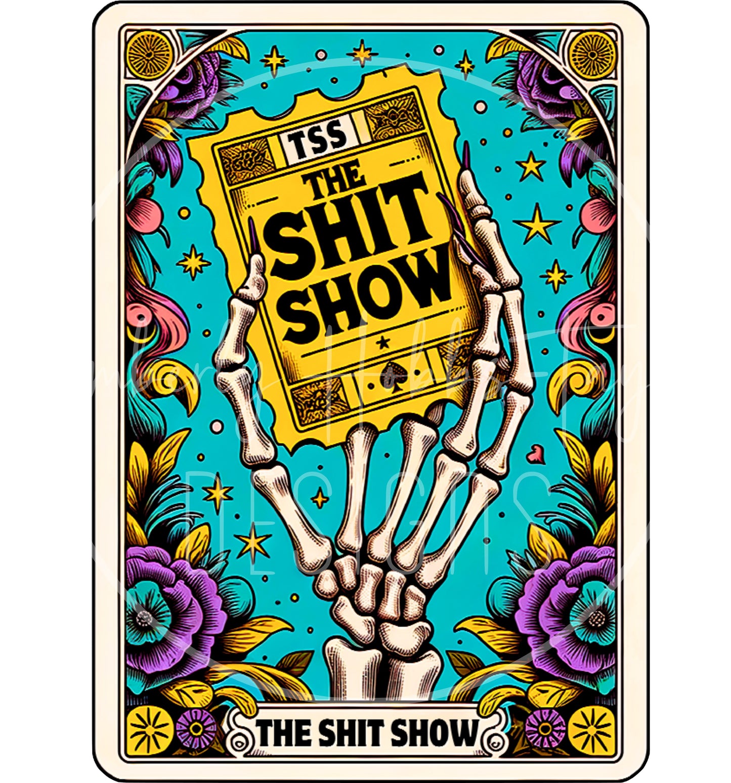 Shitshow Tarot decal