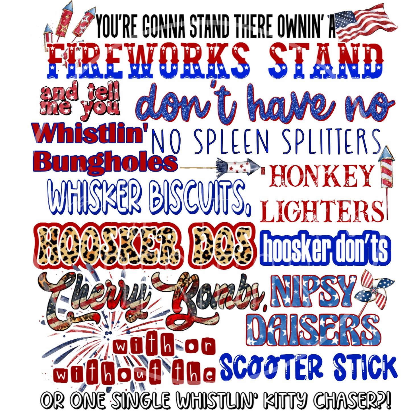 Joe Deer-tay Patriotic decal