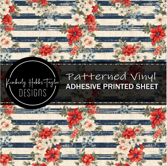Americana Floral A vinyl
