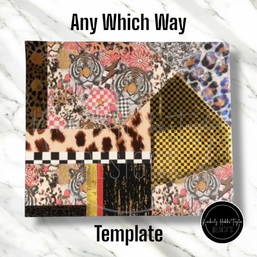 Any Which Way Template for Makerflo 20 Skinny - Digital Cut File Only