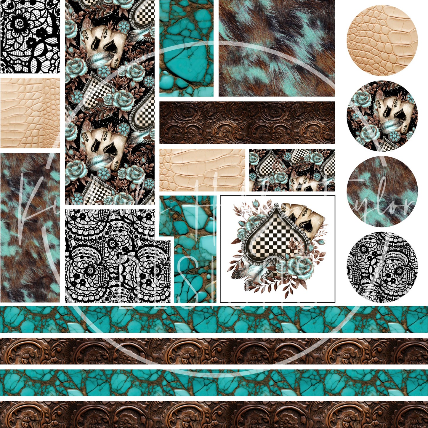 QUICK CUTS - Play Your Cards Right Patchwork vinyl