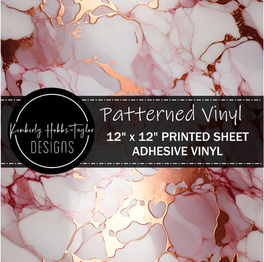 Rose Gold Marble A vinyl
