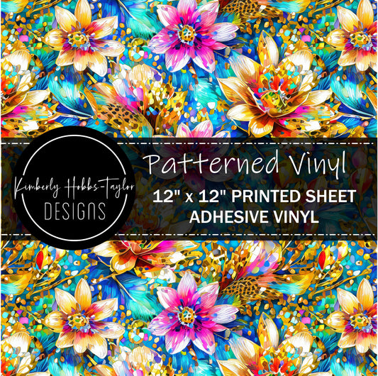 Abstract Floral G vinyl