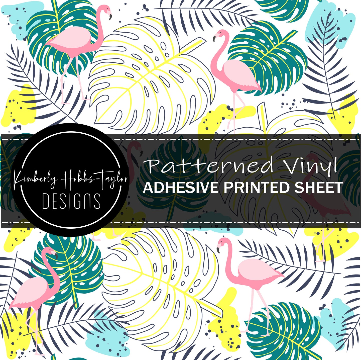 Flamingo Monstera Mashup vinyl