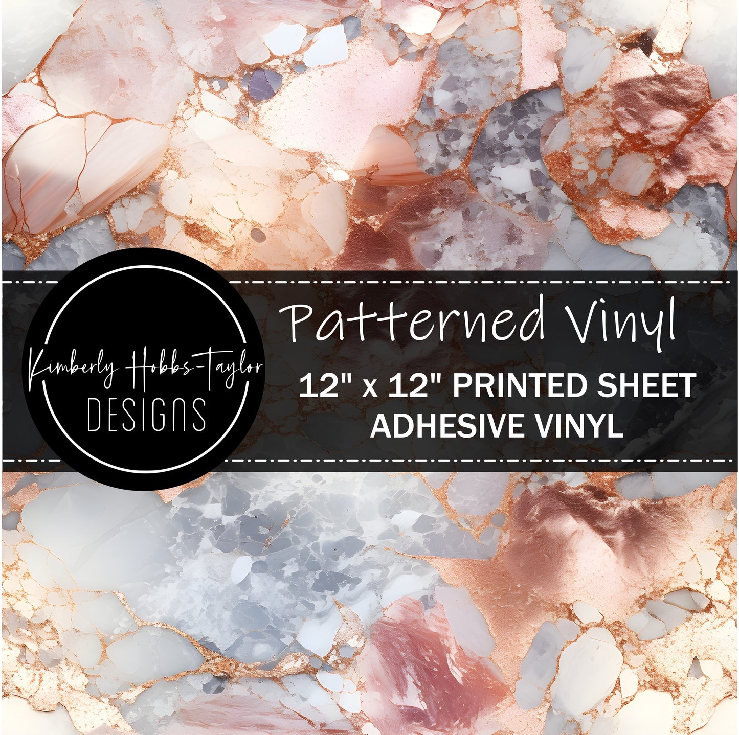 Rose Gold Marble G vinyl
