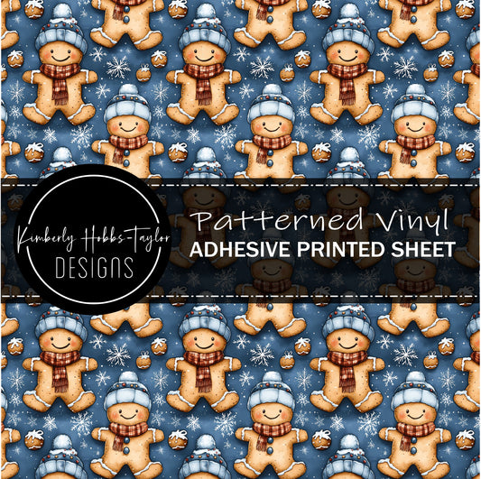 Blue Gingerbread Men vinyl