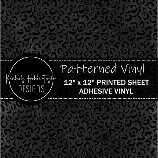 Black on Black Leopard vinyl - KHobbs Exclusive