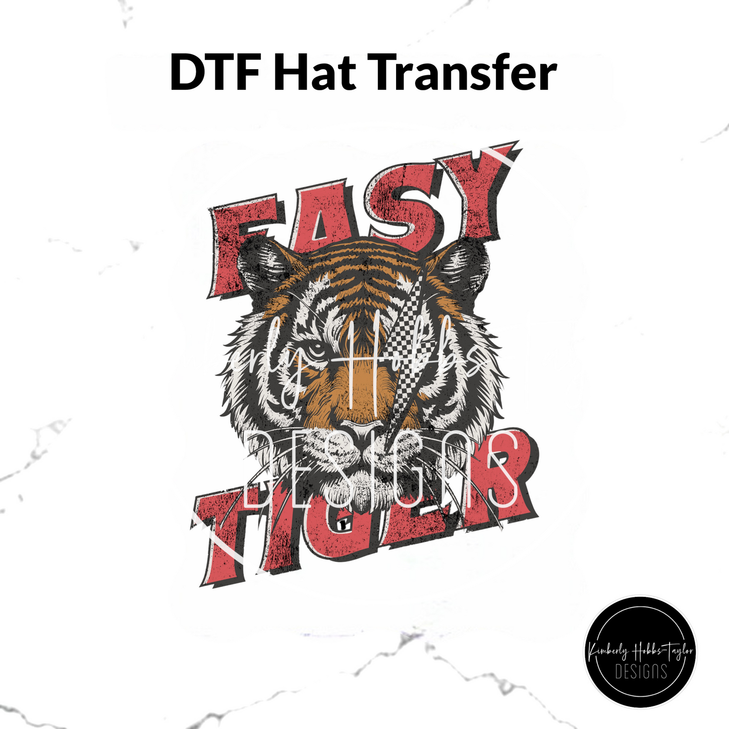 DTF Hat Transfer - Easy Tiger