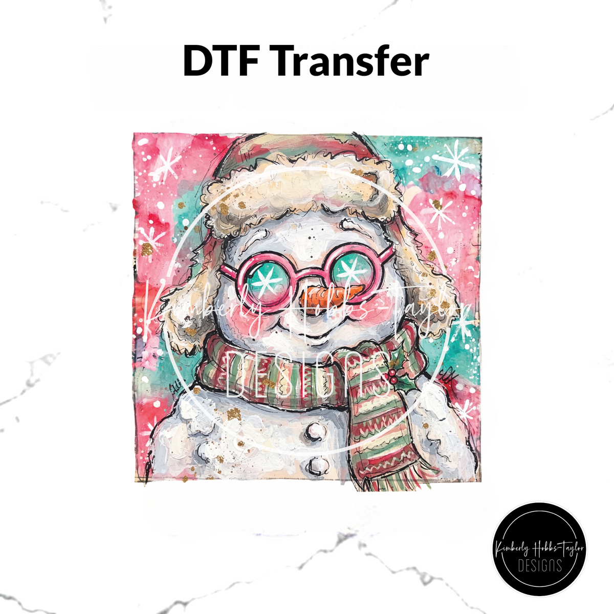 DTF Transfer - Preppy Snowman