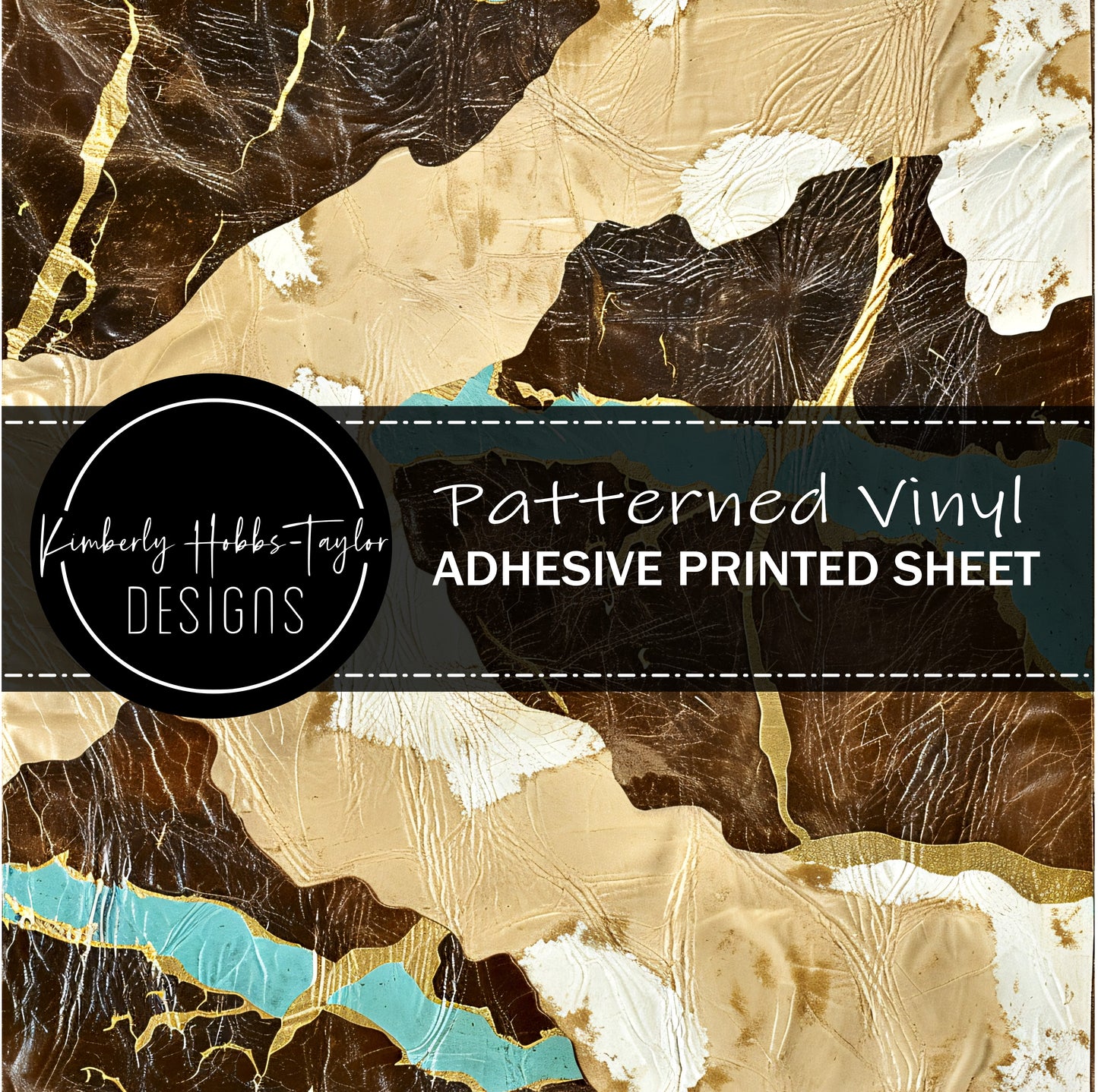 Cowhide Collage D vinyl