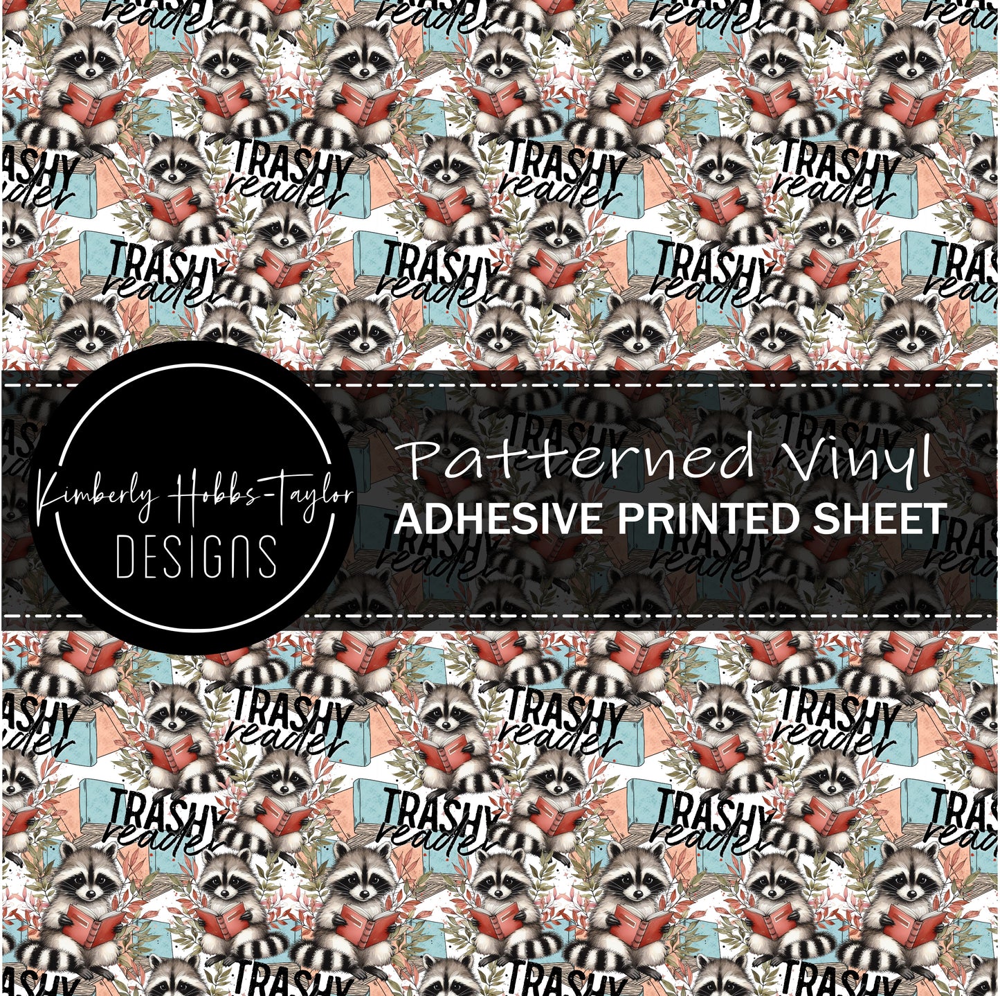 Trashy Reader - Raccoons and Books vinyl