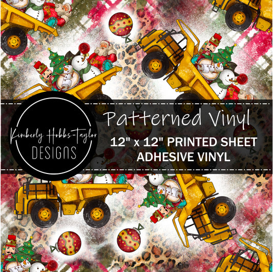 Christmas Characters in Bulldozer vinyl