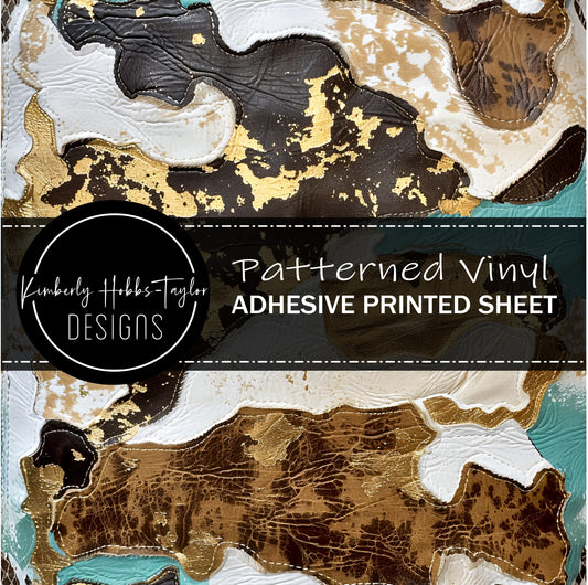 Cowhide Collage F vinyl