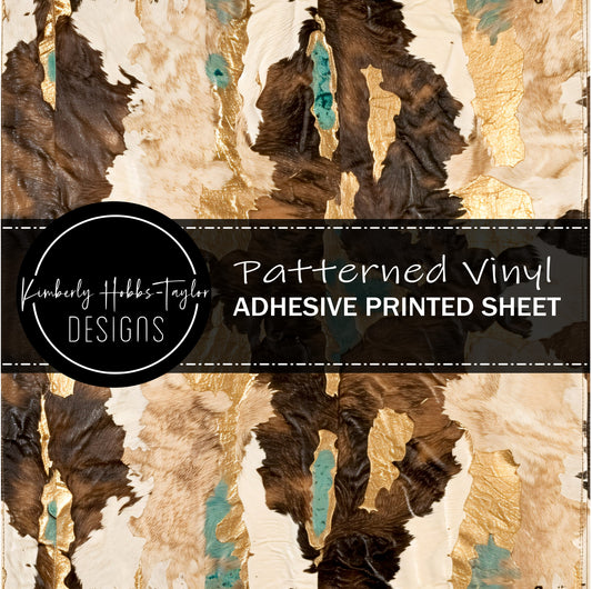 Cowhide Collage M vinyl